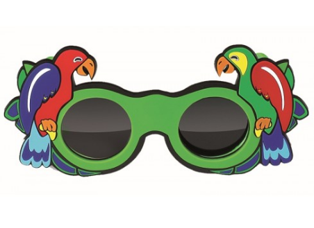 Polarisationsbrille Papagei