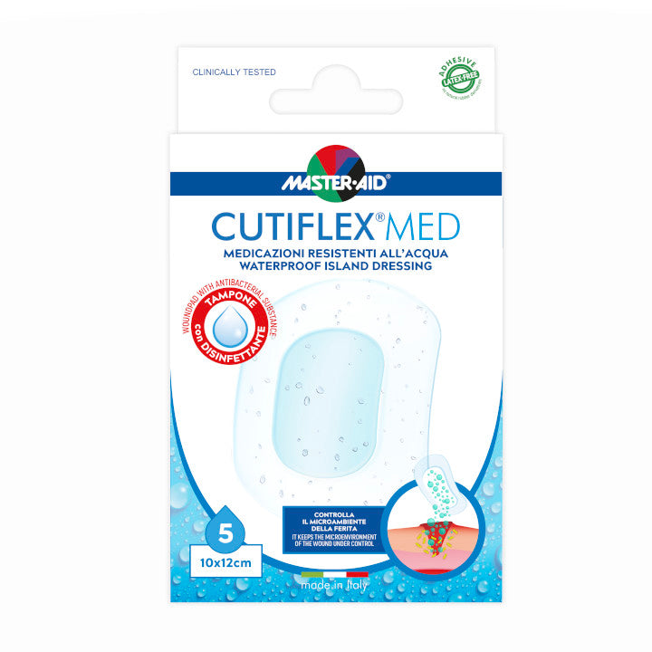 CUTIFLEX®MED Folienverband 10x12 cm 5 St.