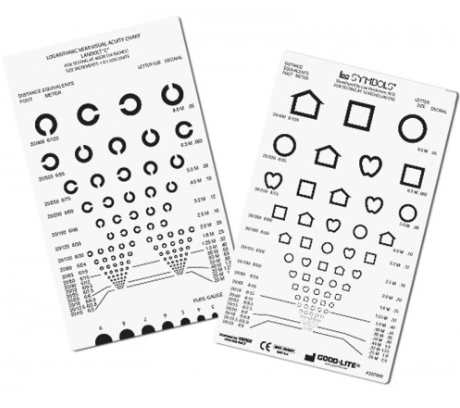 LEA™-Symbole/Landolt-Ringe – Taschenformat