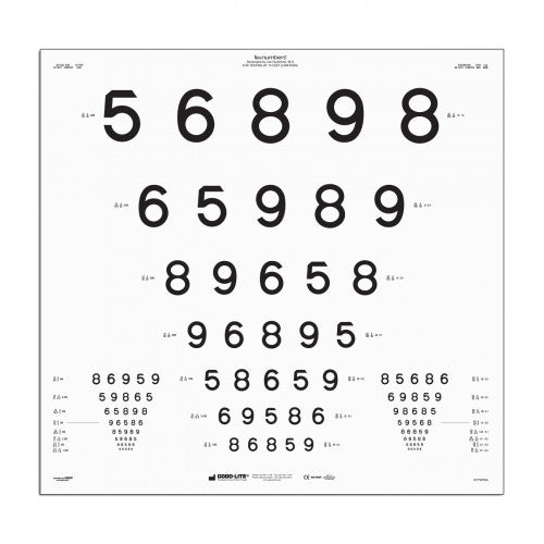 ETDRS-Tafel „A“ – LEA™-Zahlen