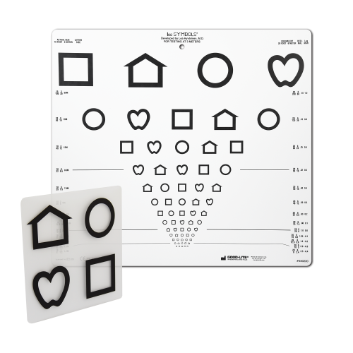 LEA™-Symbole – Wandtafel mit 10 Linien