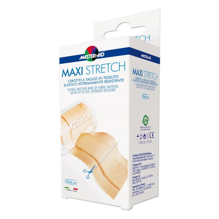 MAXI STRETCH – Wundschnellverband mit perfekter Haftung 5m x 8 cm