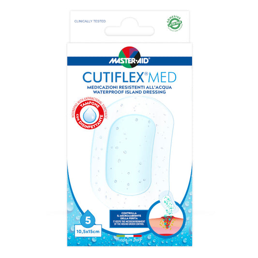 CUTIFLEX®MED Folienverband 10,5 x 15 cm 5 St.