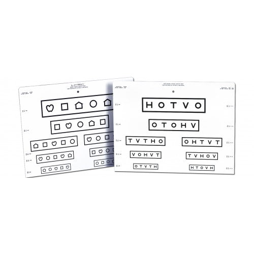 Schnellscreening-Tafel LEA™-Symbole/HOTV (Massachusetts