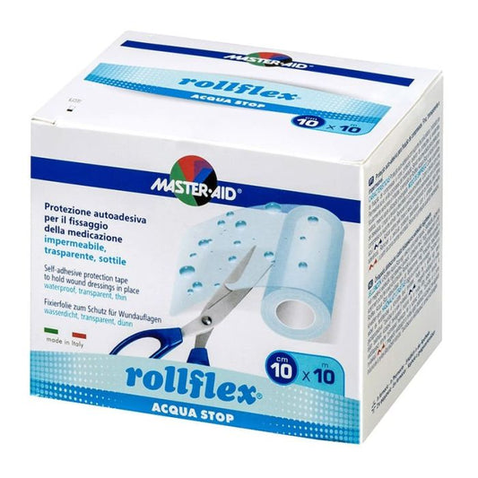 rollflex® ACQUA STOP – transparente Fixierfolie 2mx10cm 1. Stk